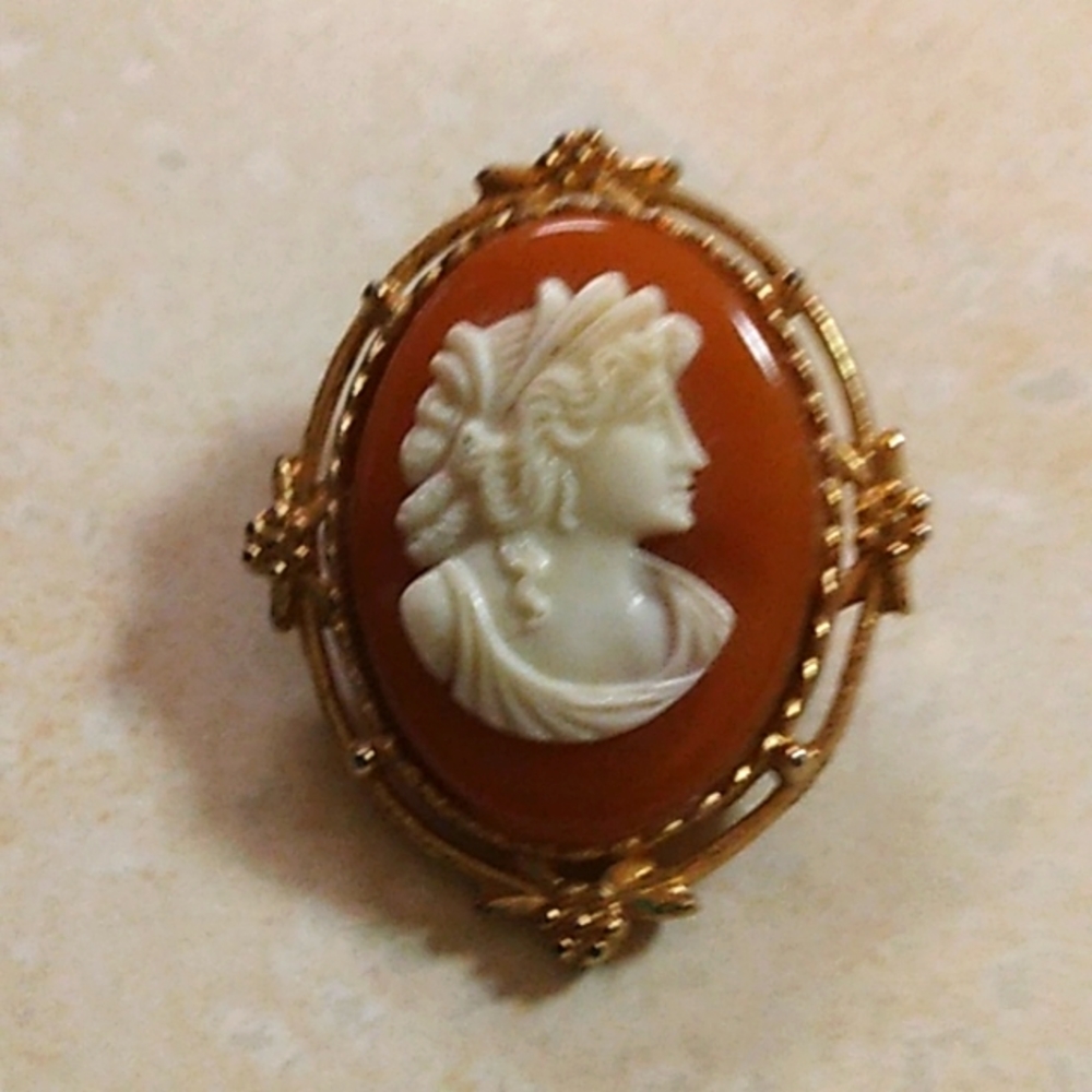 Vintage Cameo Brooch